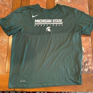 Nike Michigan State Basketball Dri-Fit Shirt